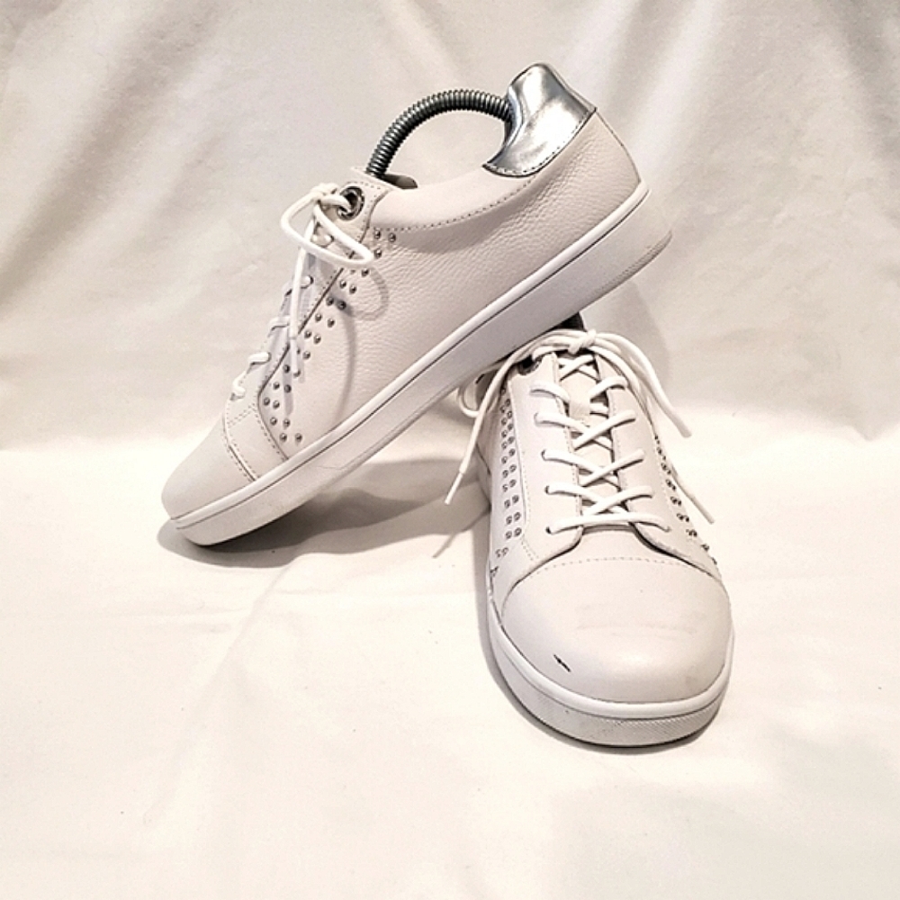 Paige Alina Sneakers Size 9.5 White Studded